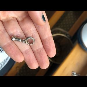 Letter “I” charm for charm bracelet.